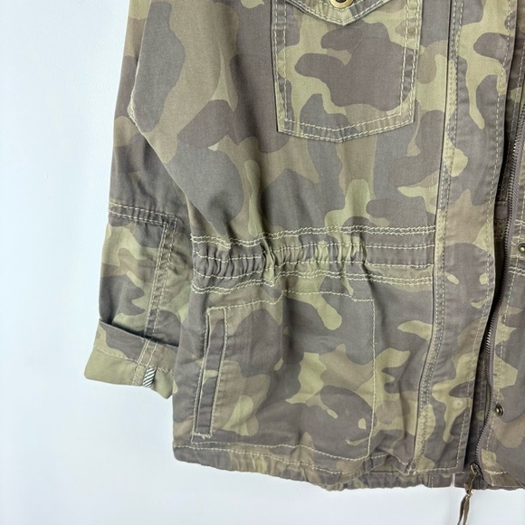 Anthropologie Marrakech Camouflage Anorak Camo Military Jacket Size XS - Picture 4 of 8